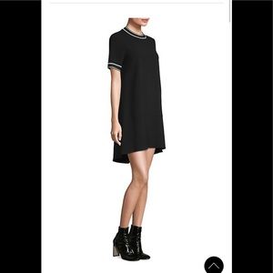 rag & bone Crewneck Short-Sleeve Crepe Dress